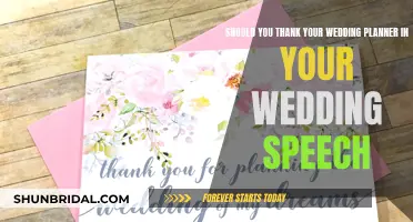 Expressing Gratitude to Your Wedding Planner: Speech Etiquette