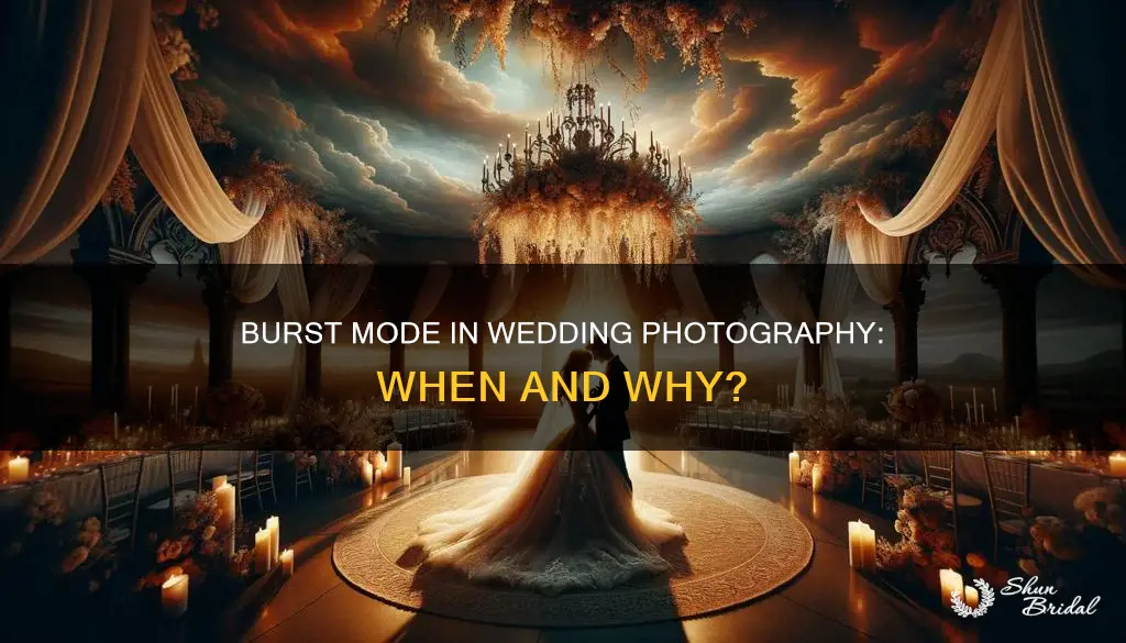should you use burst mode in wedding photography