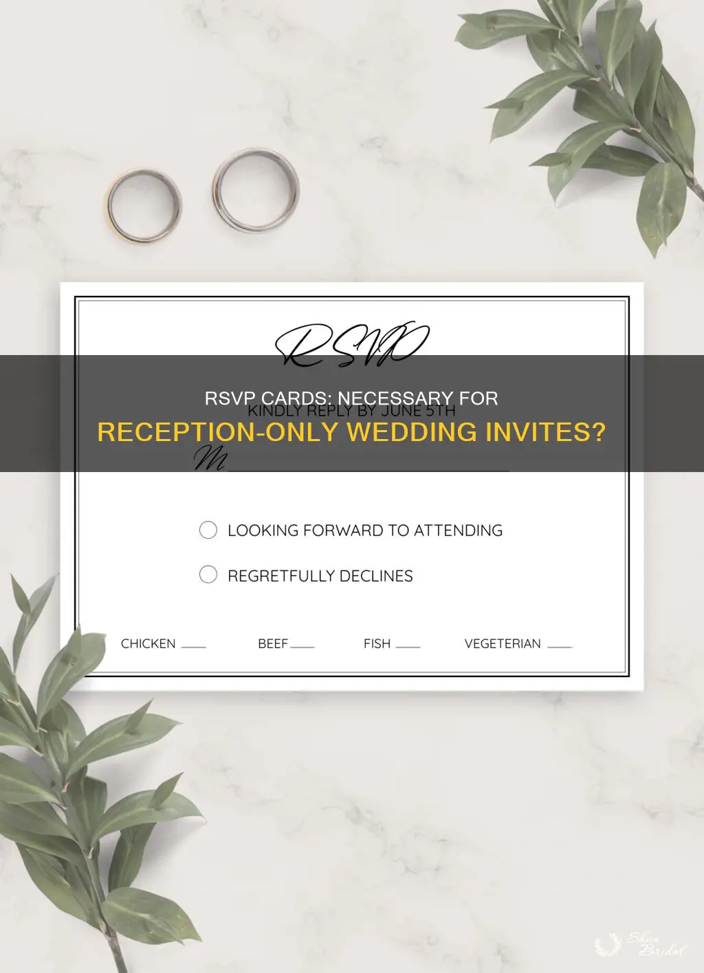 should you use rsvp cards for reception only wedding invitations