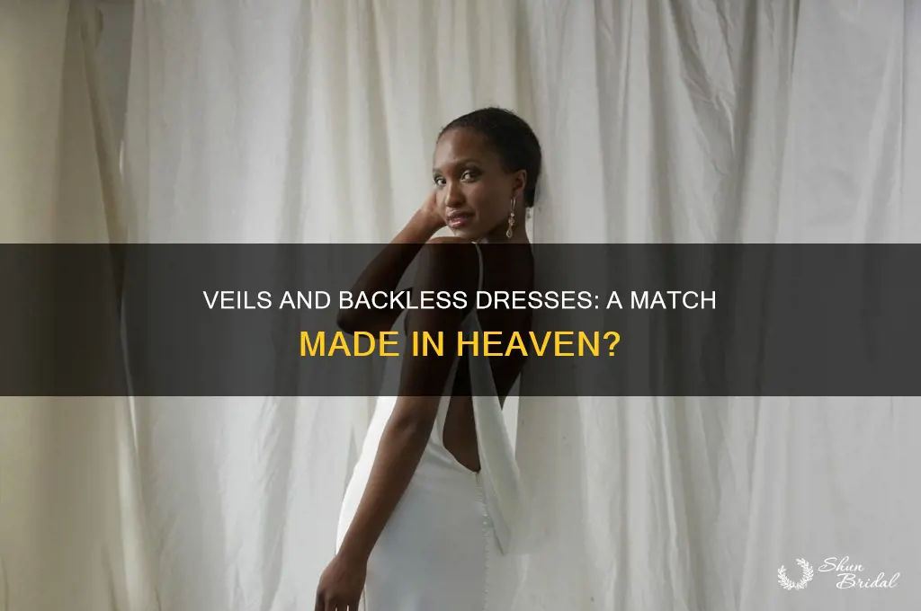 should you wear a veil with a backless dress