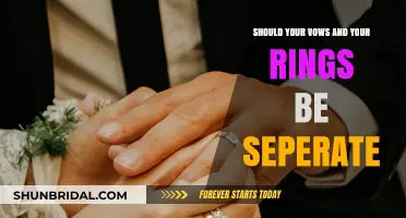 Vows and Rings: Should They Be Separate Commitments or Unified?