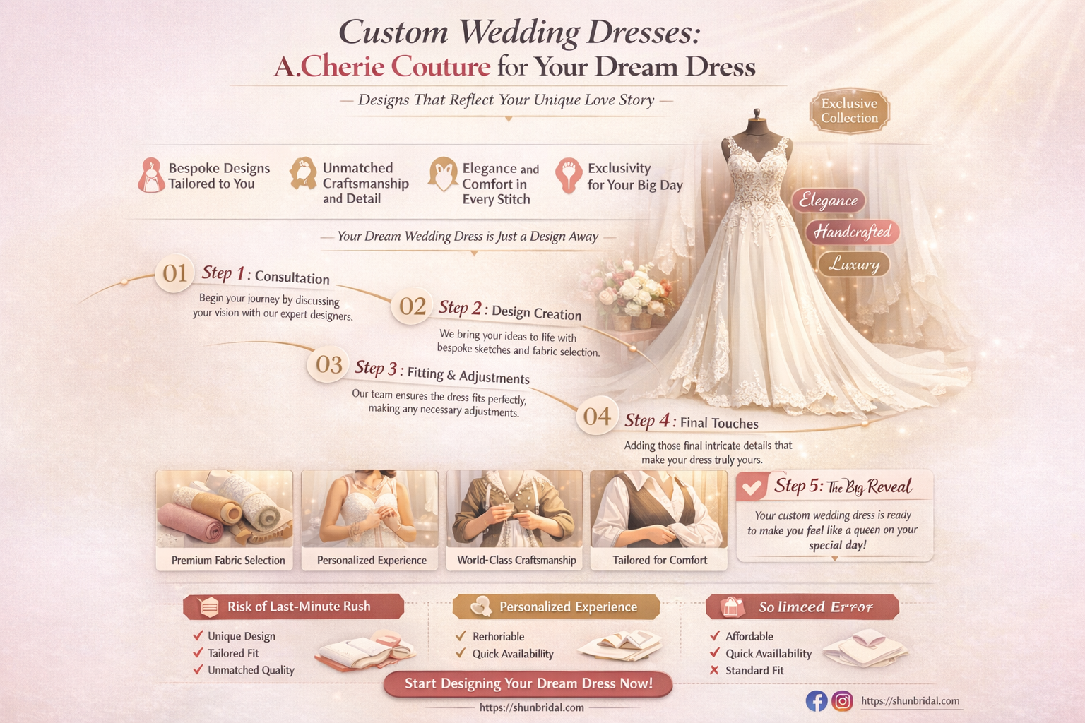 a.cherie couture custom wedding dresses