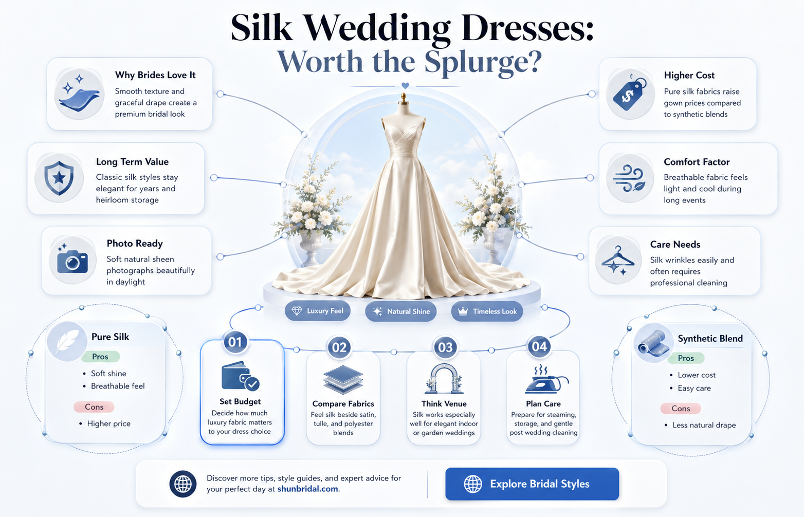 are silk wedding dresses expensive