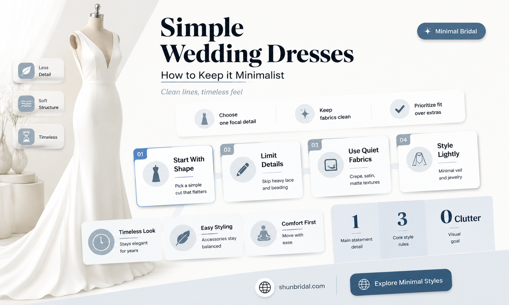 are there any simple wedding dresses