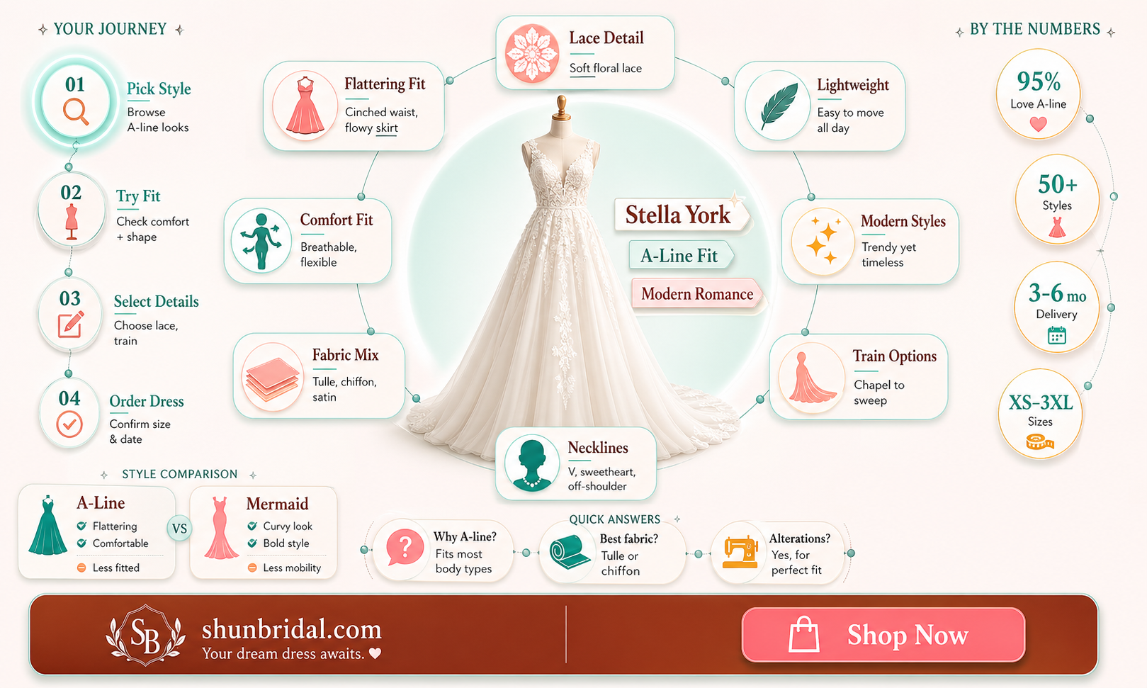 a-line stella york wedding dresses