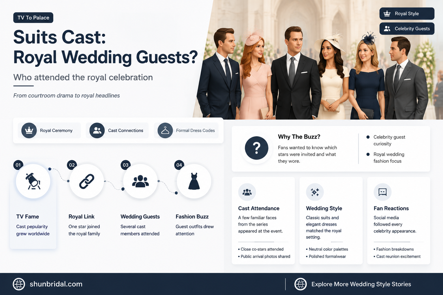 are suits cast invited to royal wedding