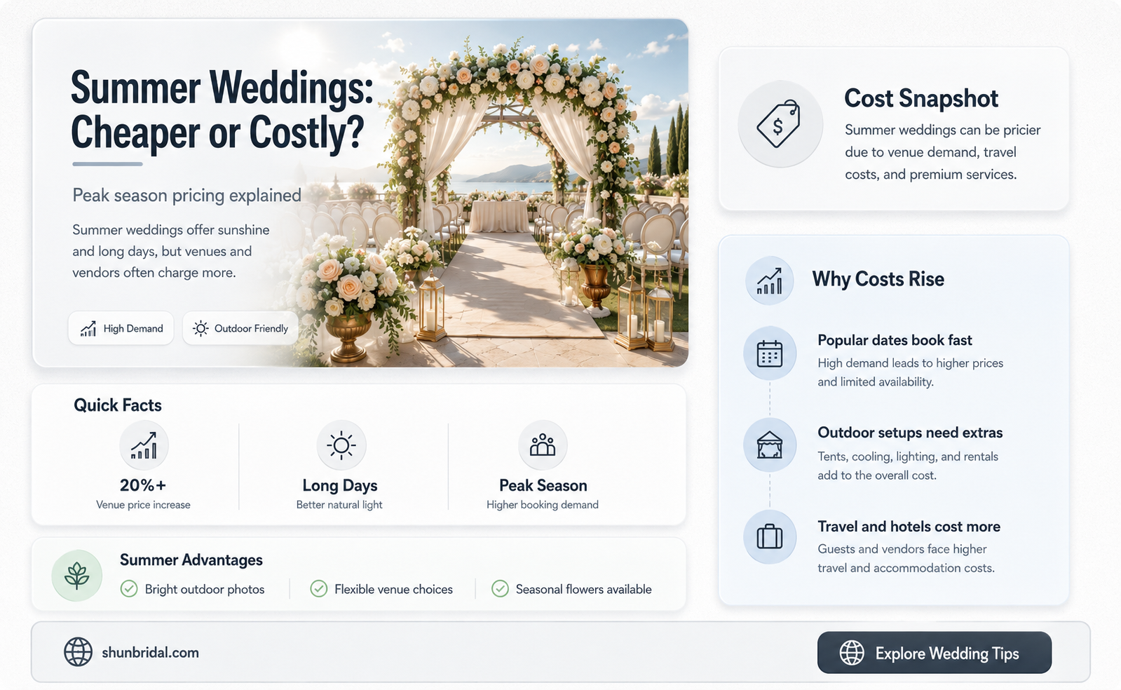 are summeer weddings cheaper