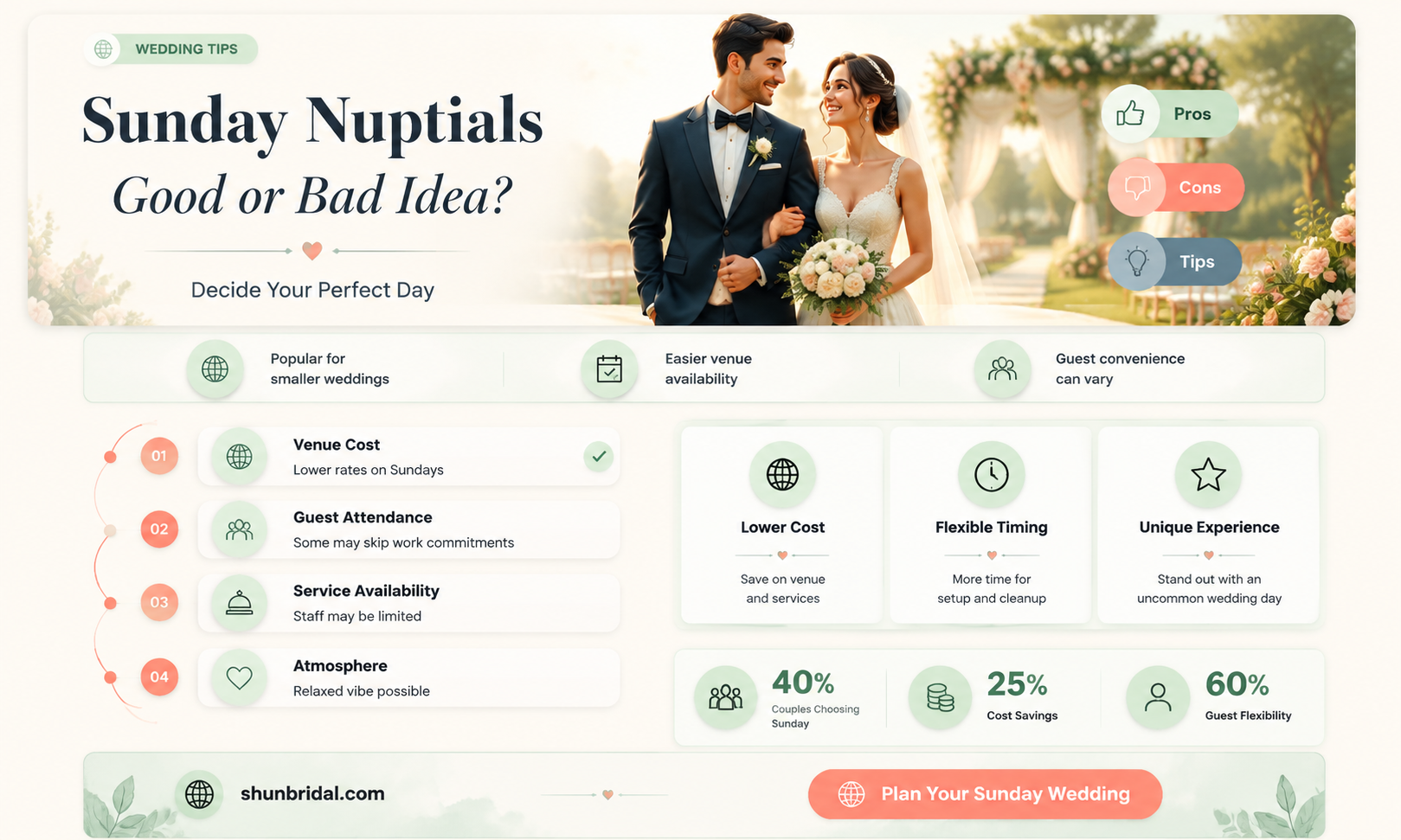 are sunday weddings bad
