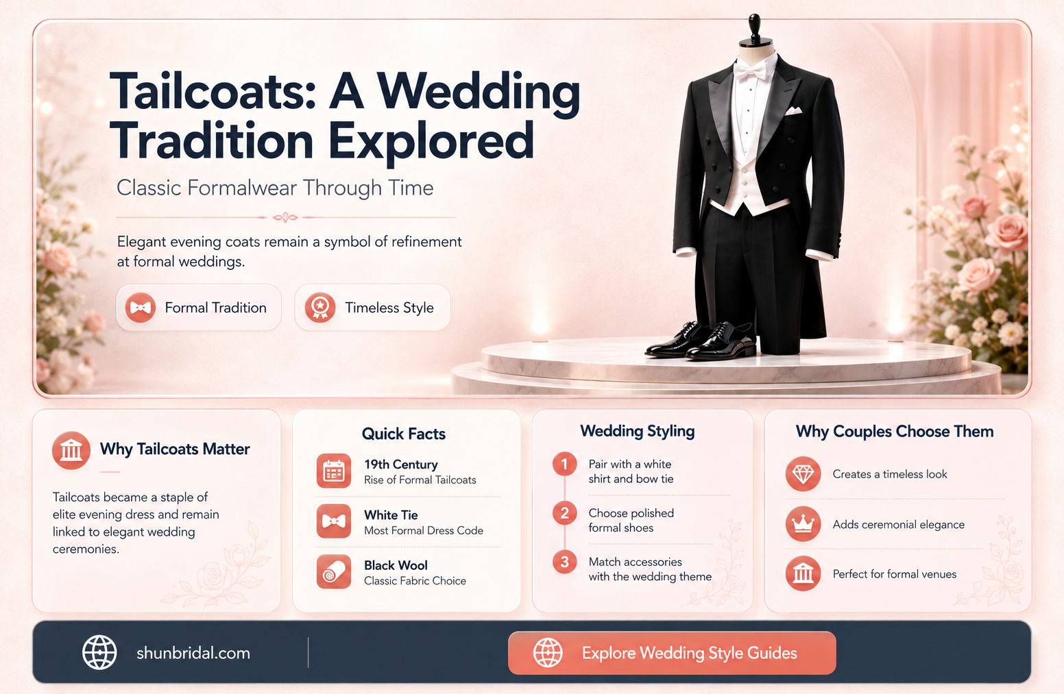 are tailcoats worn in weddings