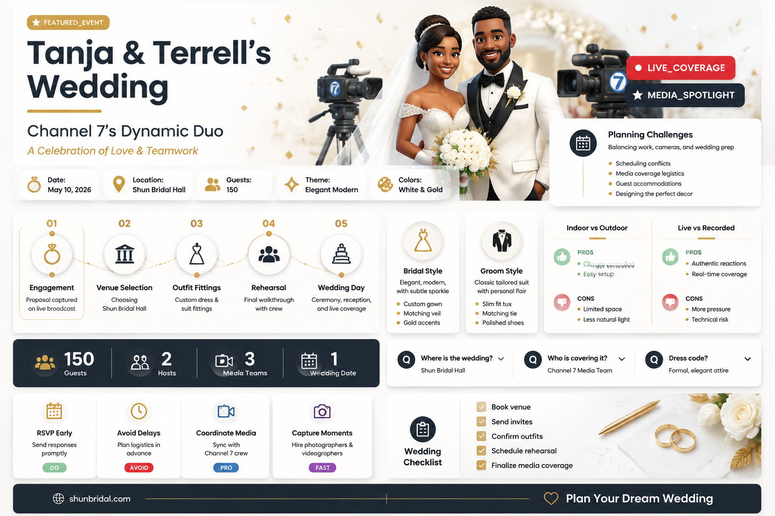 are channel 7s tanja babich and terrell brown wedding
