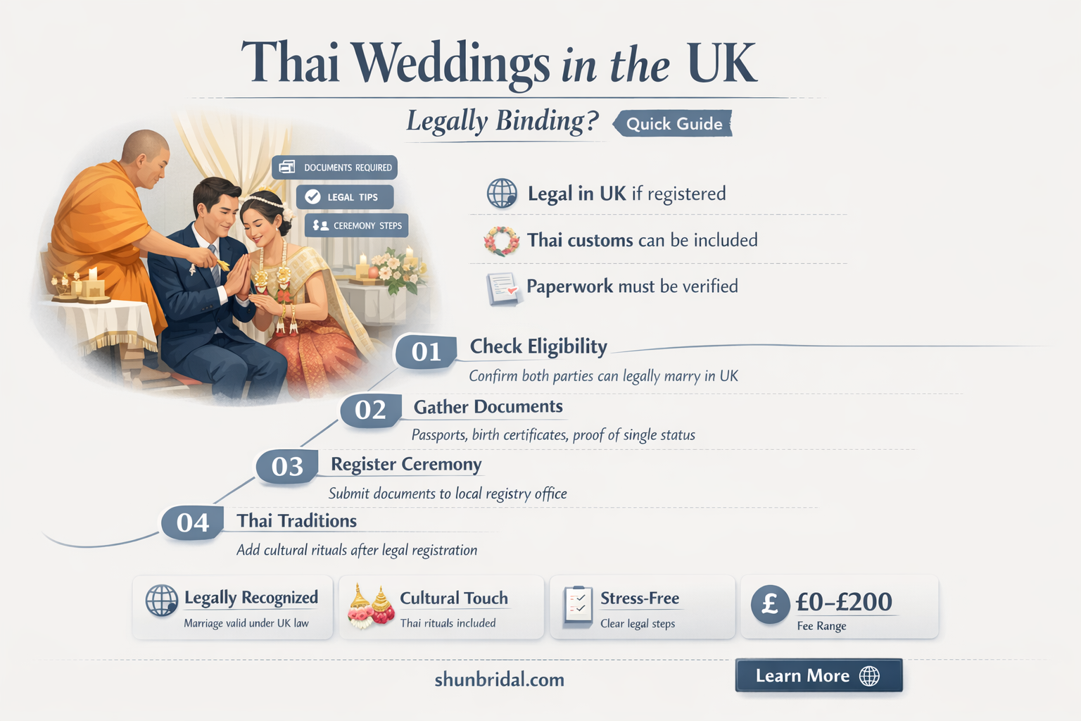 are thai weddings legal in uk