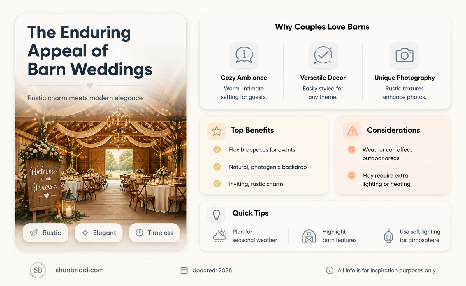 are barn weddings out of style