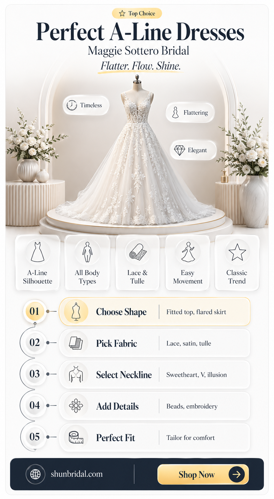 a-line maggie sottero wedding dresses