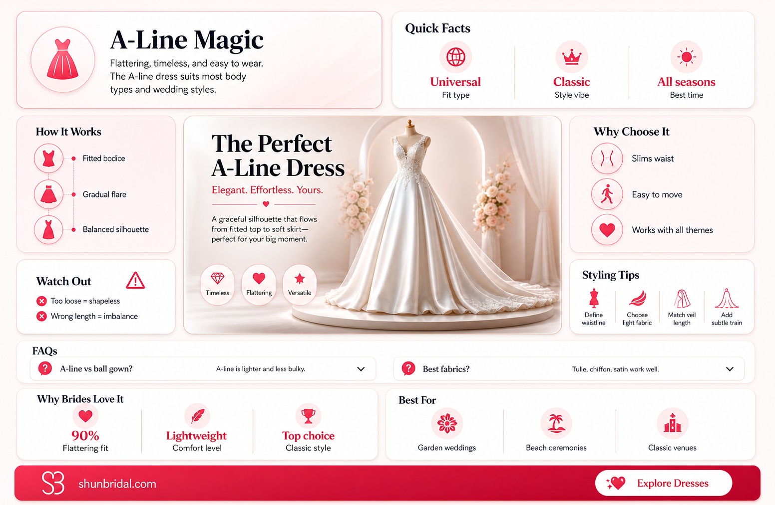 a- line wedding dress