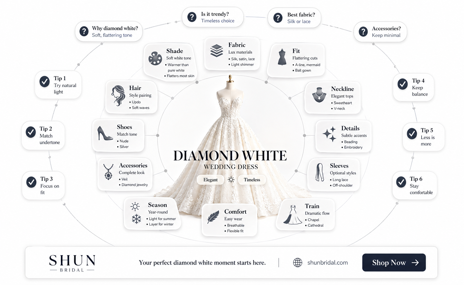 a-line illusion cathedral train tulle wedding dresses diamond white