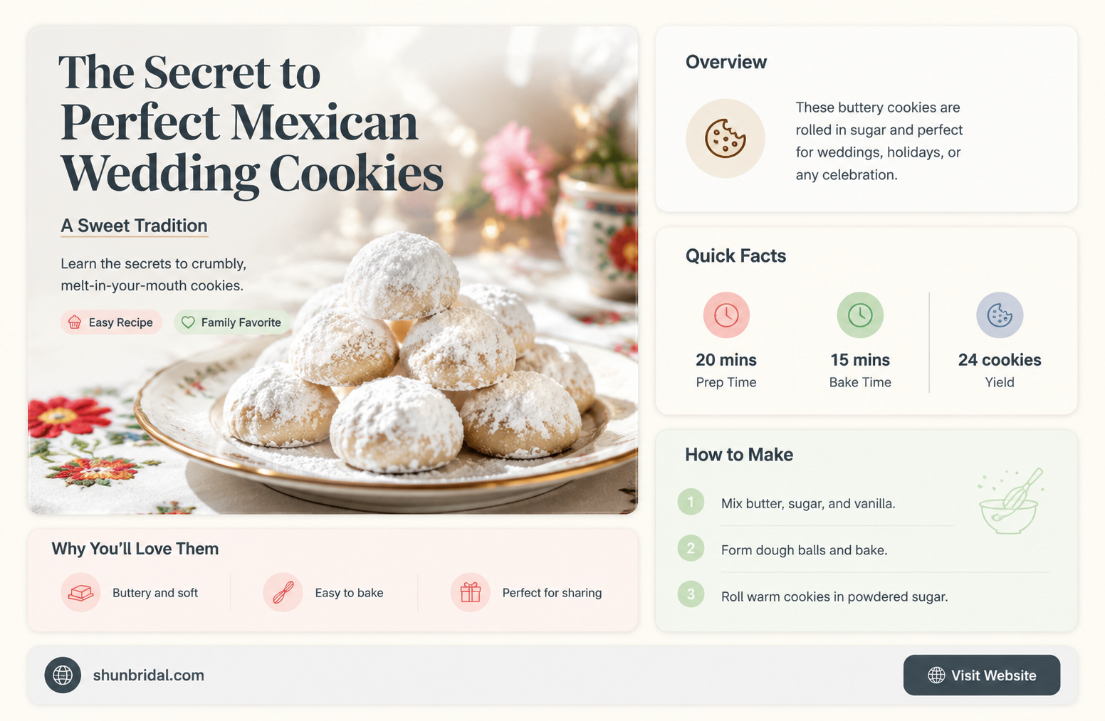are mexican wedding cookies dry