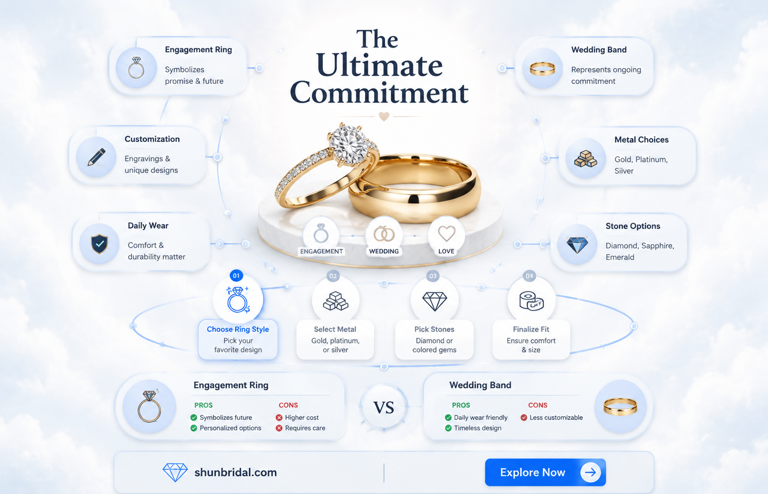 are engagemebt rings the sane as wedding band