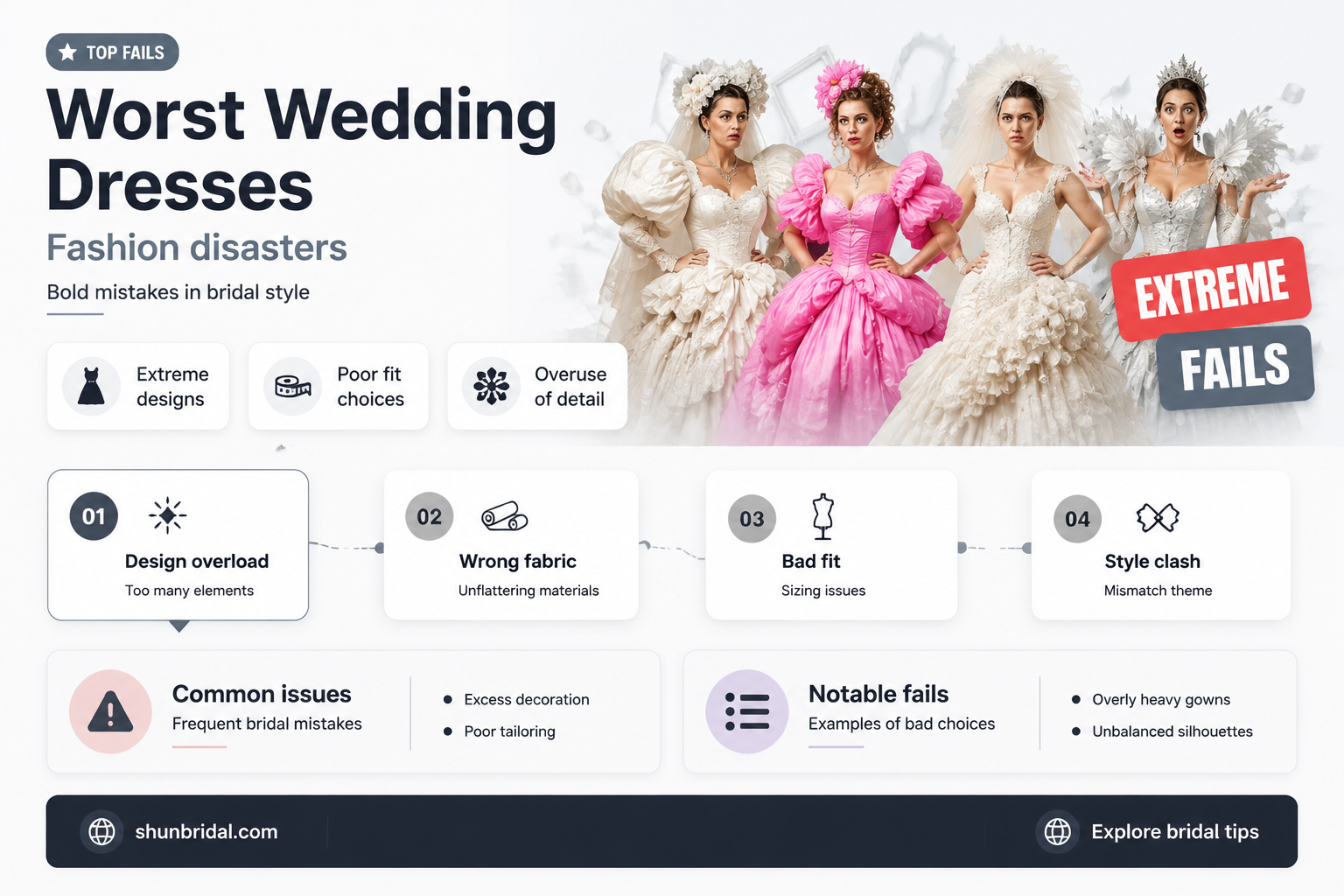 are these the worst wedding dresses ever