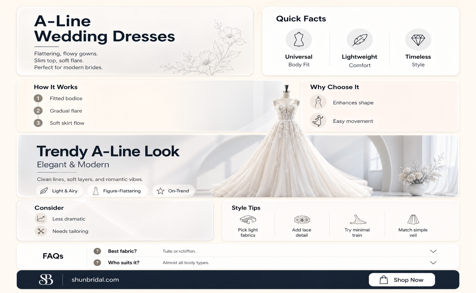 a-line girls wedding dresses