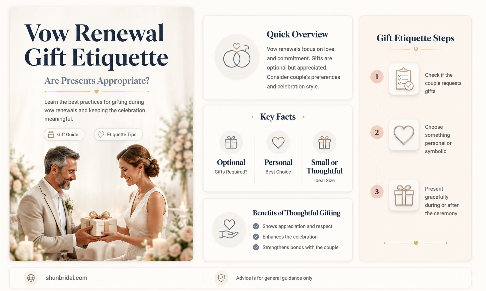 are gifts appropriate for vow renewal