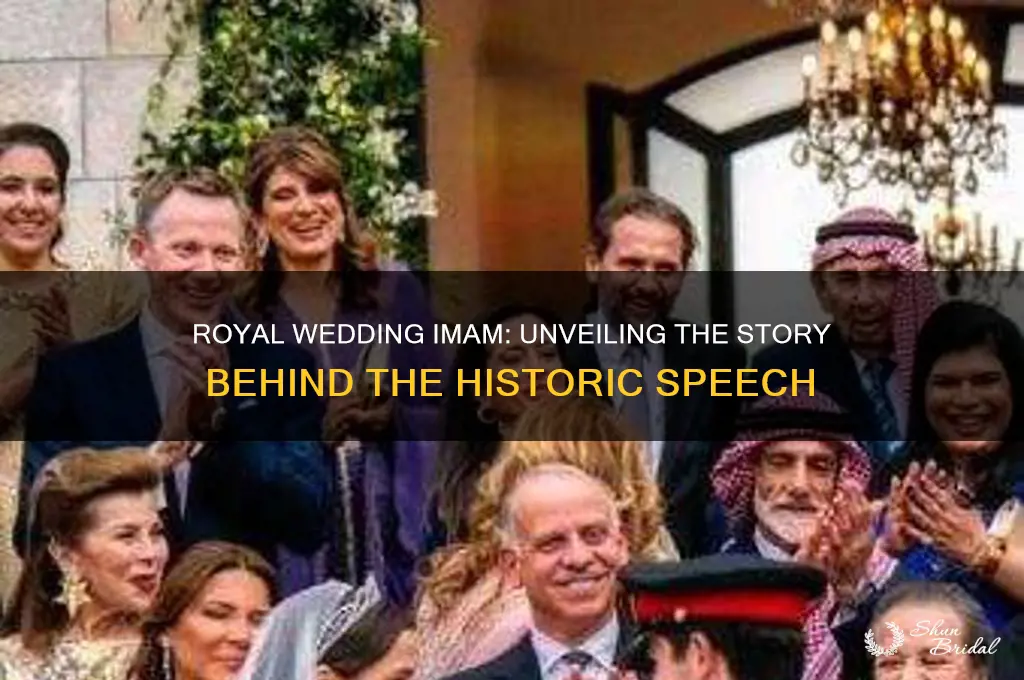 was an imam who spoke at the royal wedding