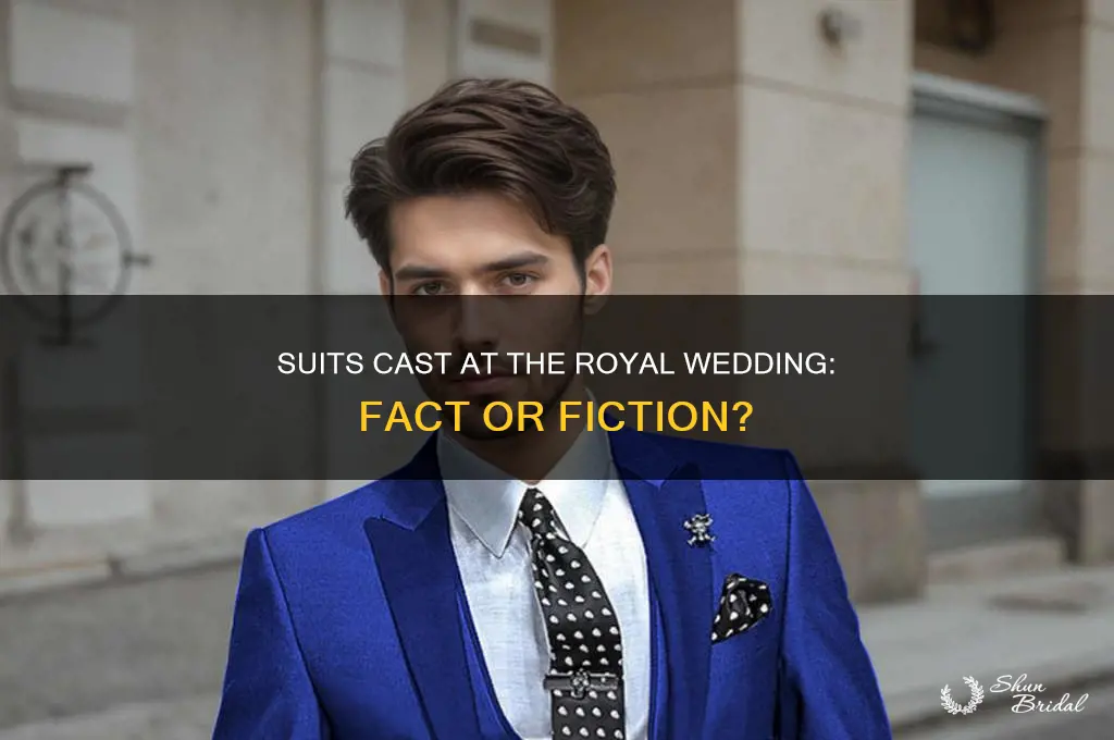 was any of the suits cast at the royal wedding