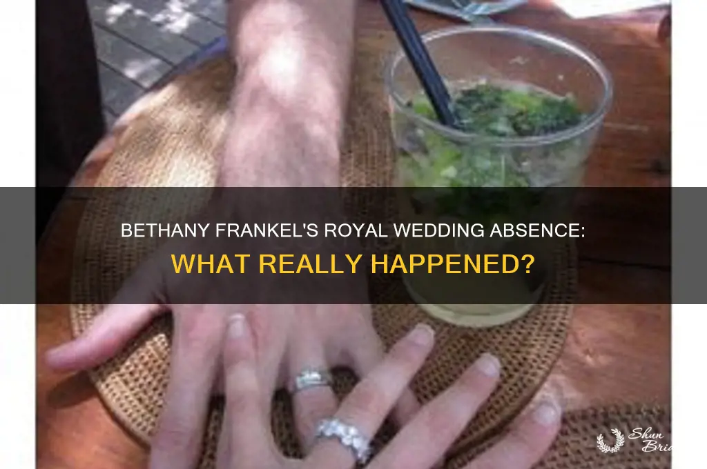 was bethany frankel at royal wedding