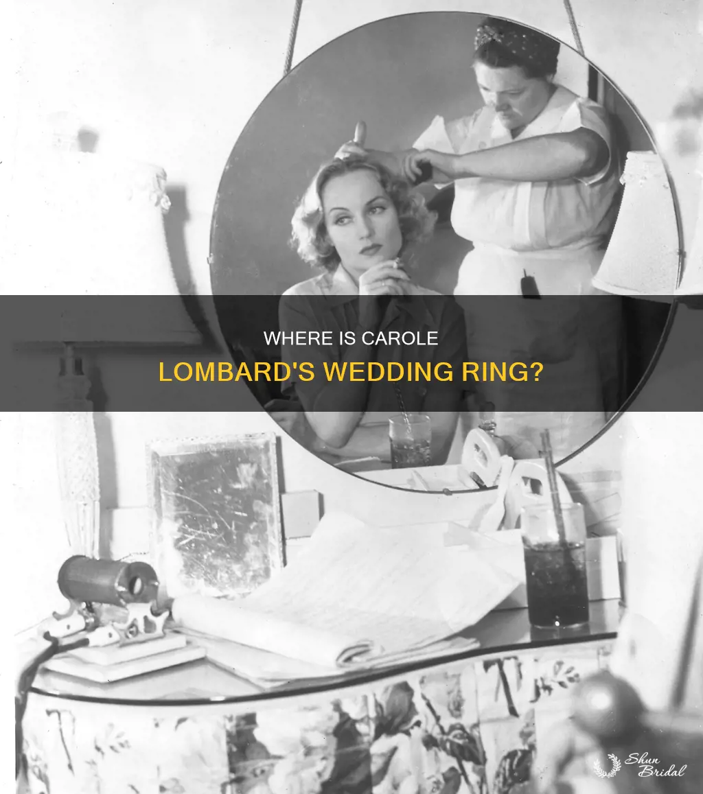 was carole lombard wedding ring ever found