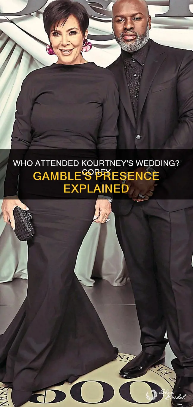 was corey gamble at kourtney