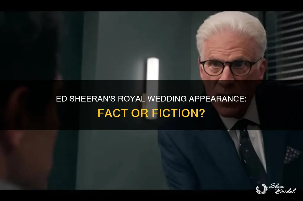 was ed sherran at royal wedding