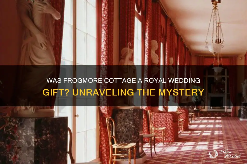 was frogmore cottage a wedding gift