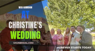 Garrison's Attendance at Christine's Wedding: A Day to Remember