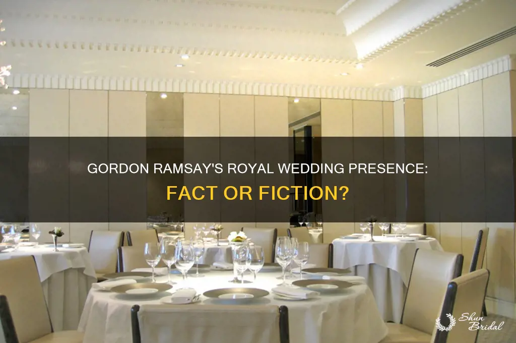 was gordon ramsay at the royal wedding