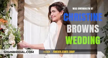 Gwendolyn's Attendance at Christine Brown's Wedding