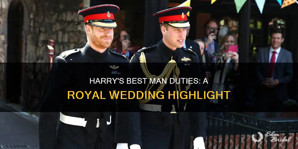 was harry best man for william