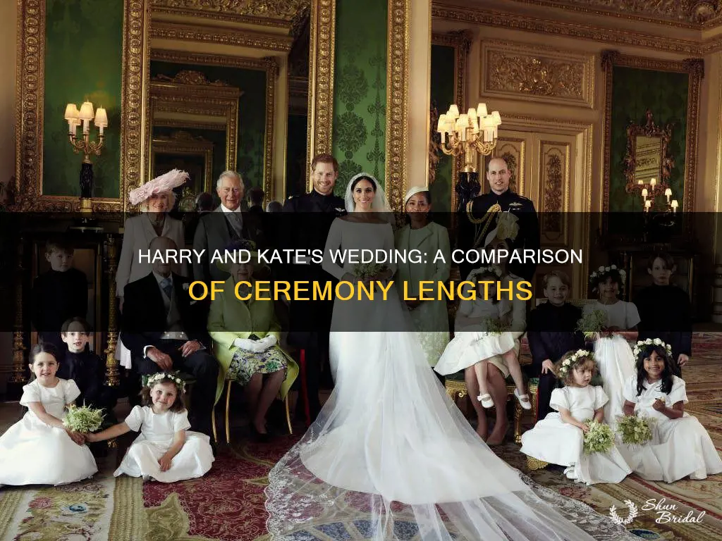 was harrys wedding longer than kates