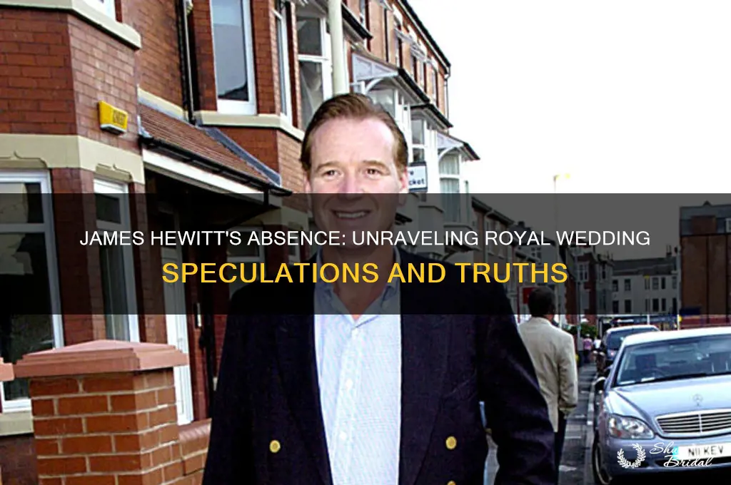was james hewitt at royal wedding