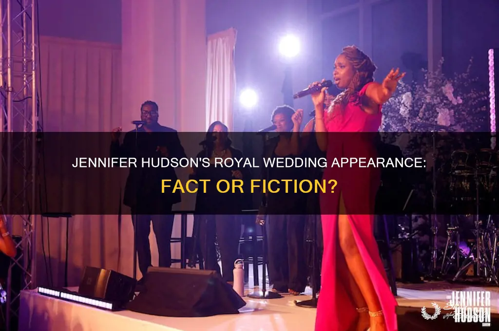 was jennifer hudson at the royal wedding