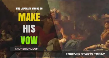 Jephthah's Vow: A Moral Dilemma or Misguided Sacrifice?