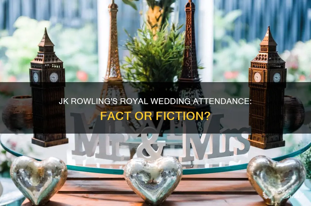 was jk rowling at the royal wedding