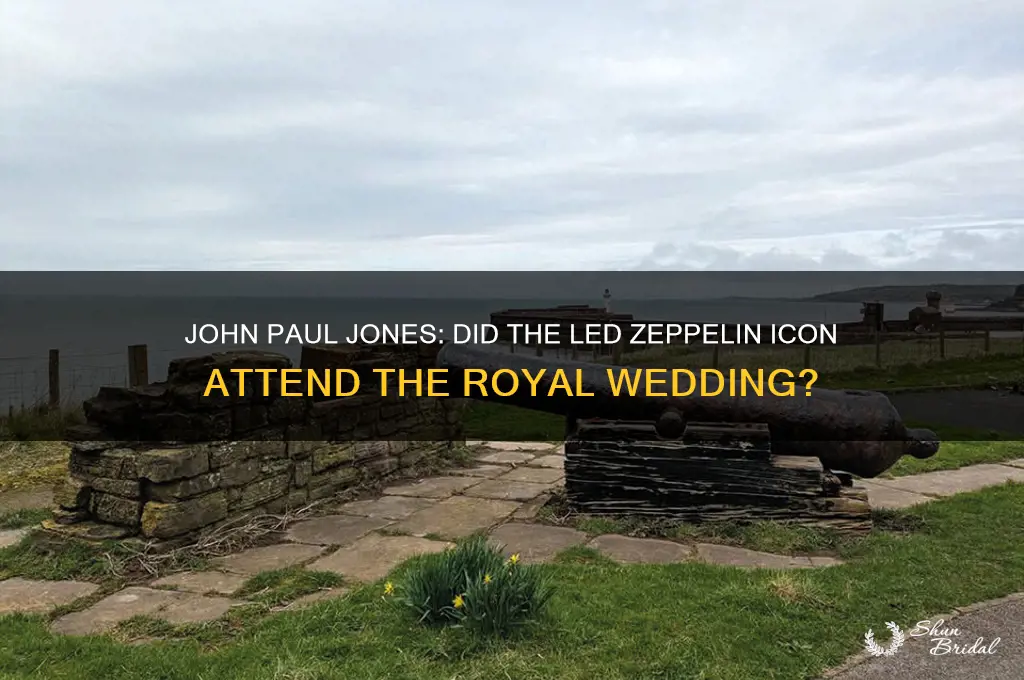 was john paul jones at the royal wedding