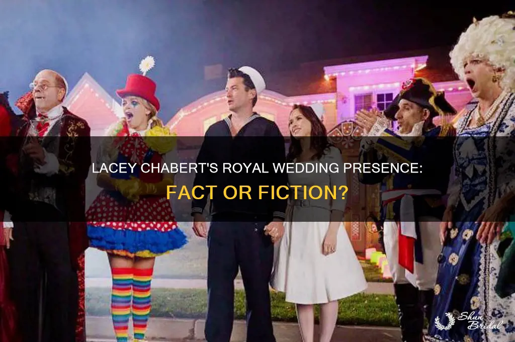 was lacey chabert at royal wedding