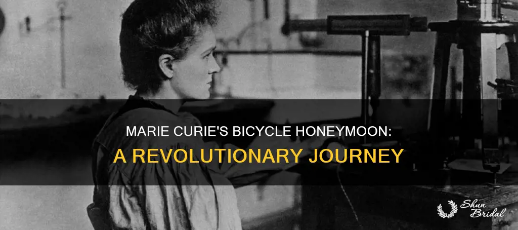 was marie curie honeymoon a bicycle