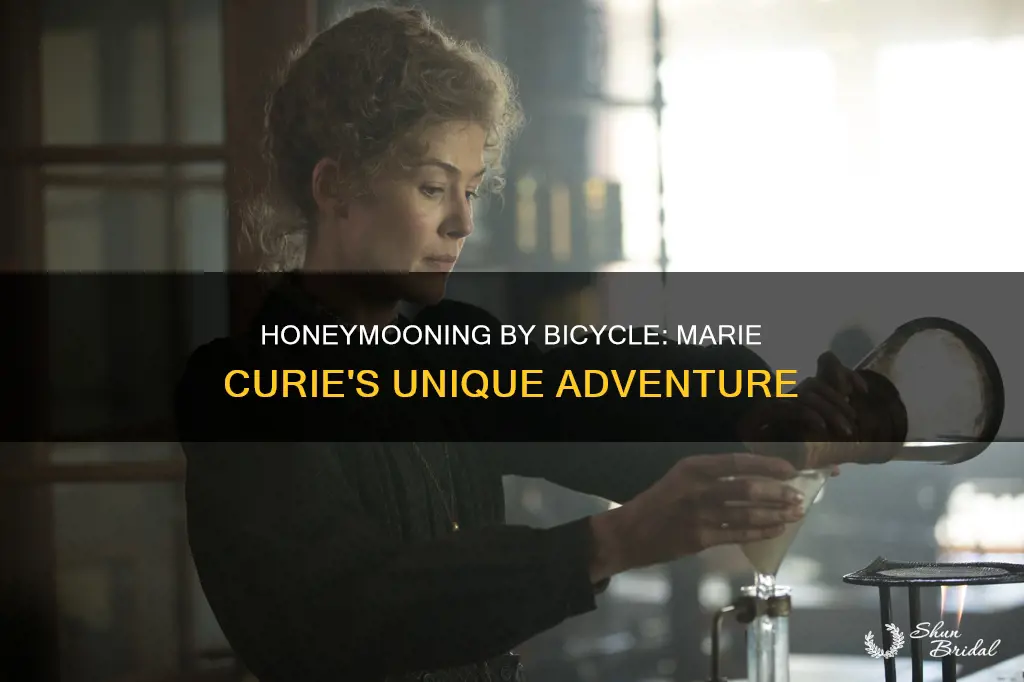 was marie curie honeymoon a bicycle