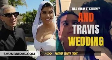 Mason's Attendance at Kourtney and Travis' Wedding