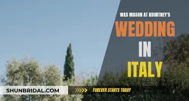 Mason Disick: Kourtney's Wedding in Italy