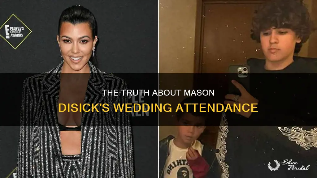 was mason disick at the wedding