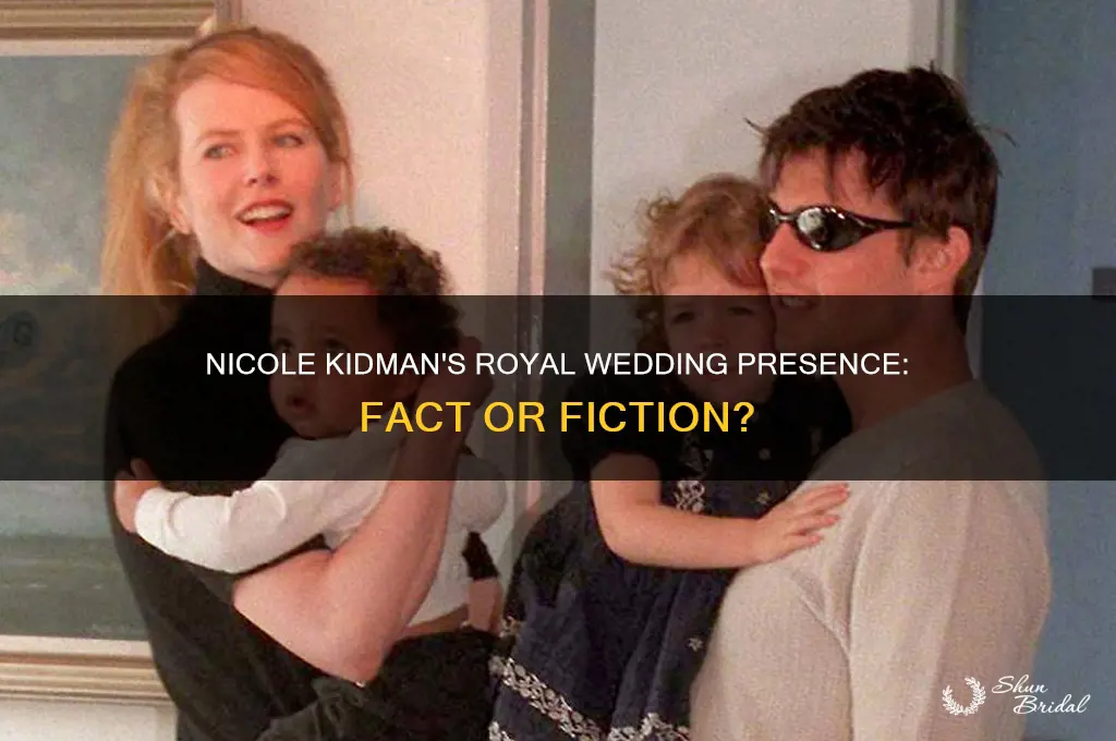 was nicole kidman at the royal wedding