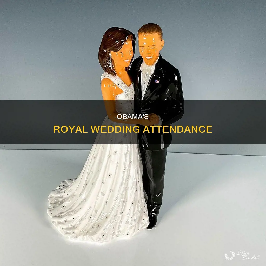 was obama at will and kates wedding