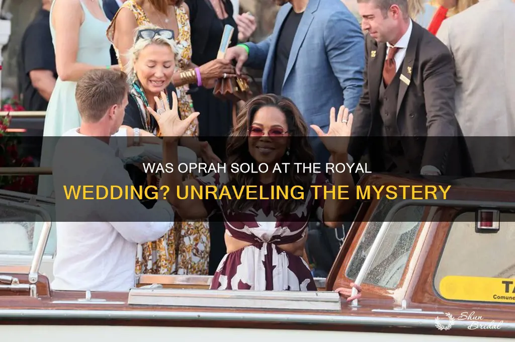 was oprah alone at the royal wedding